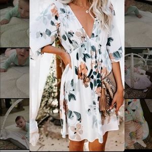 Lightweight floral dress